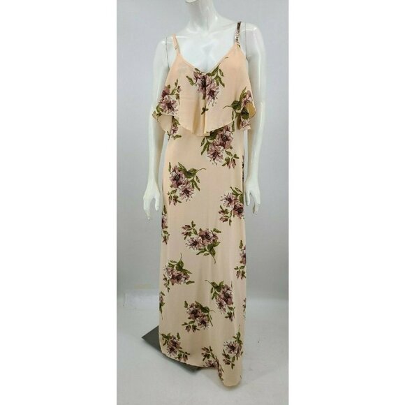 NWT Flynn Skye Dreamy Blush Gatherings Maxi Dress - Picture 1 of 6